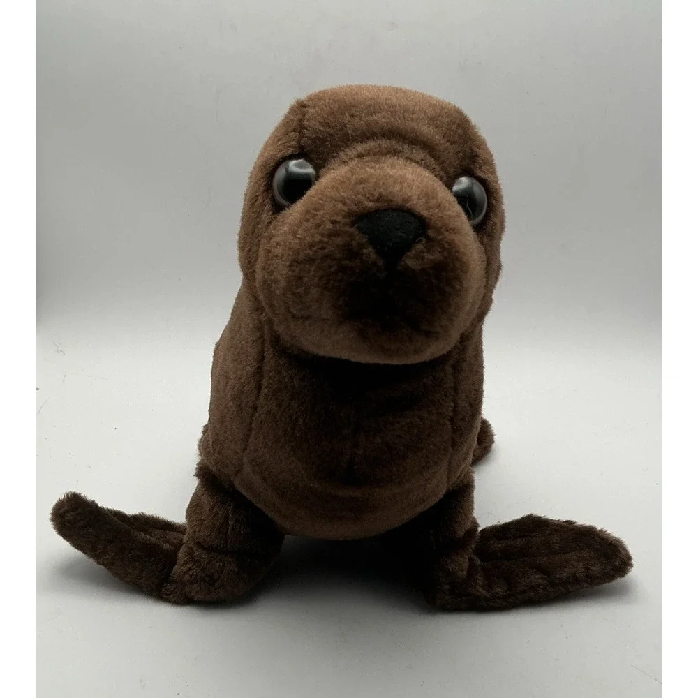 Wild Republic Sea Lion Plush Brown Stuffed Animal Toy 12